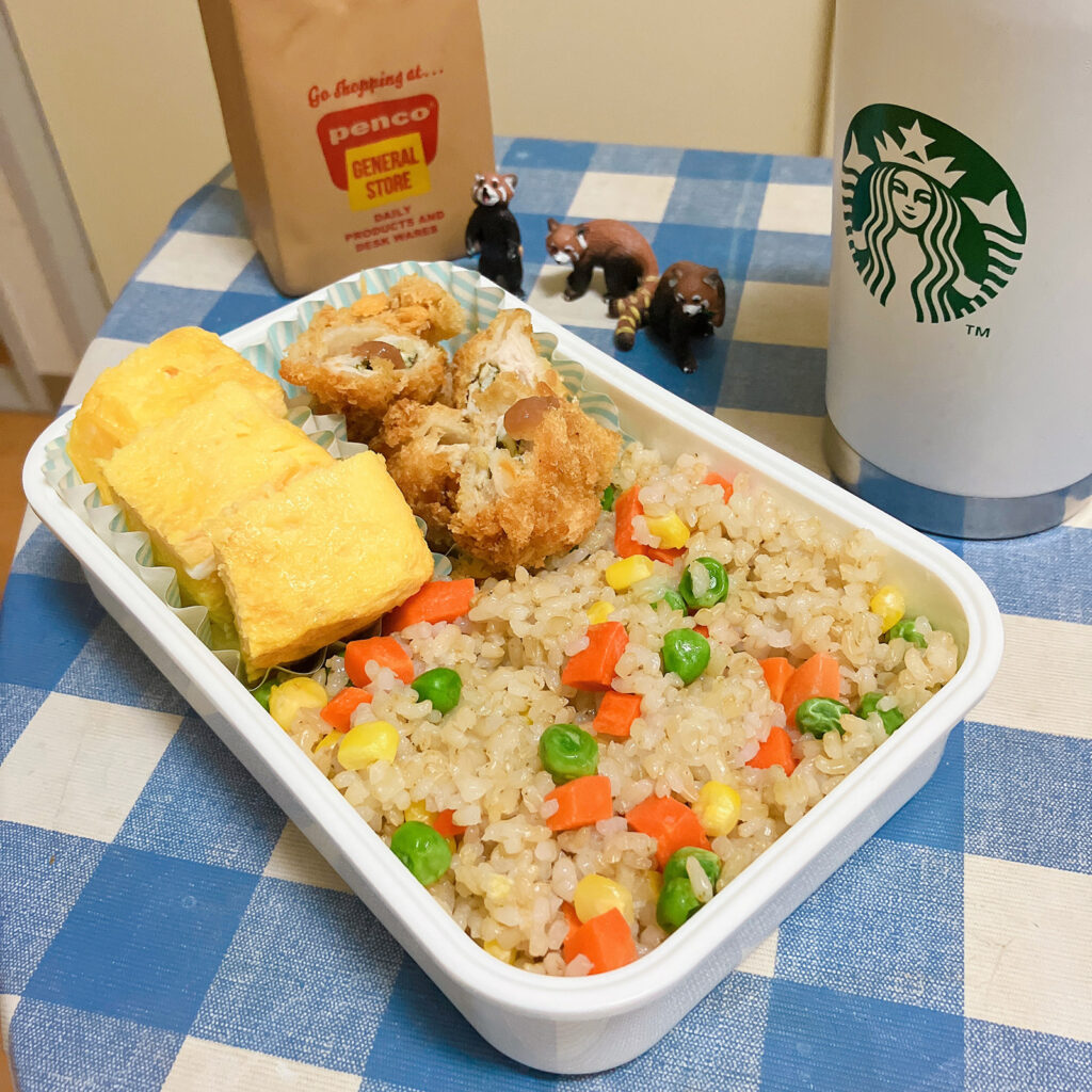 この日に食べた自作のお弁当